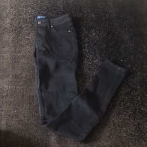 BLUE SPICE BLACK HIGH WAISTED JEGGINGS